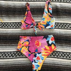 SHEIN Swim - Tie Front High Waist Bikini! SHEIN Swim - Tie Front High Waist Bikini!